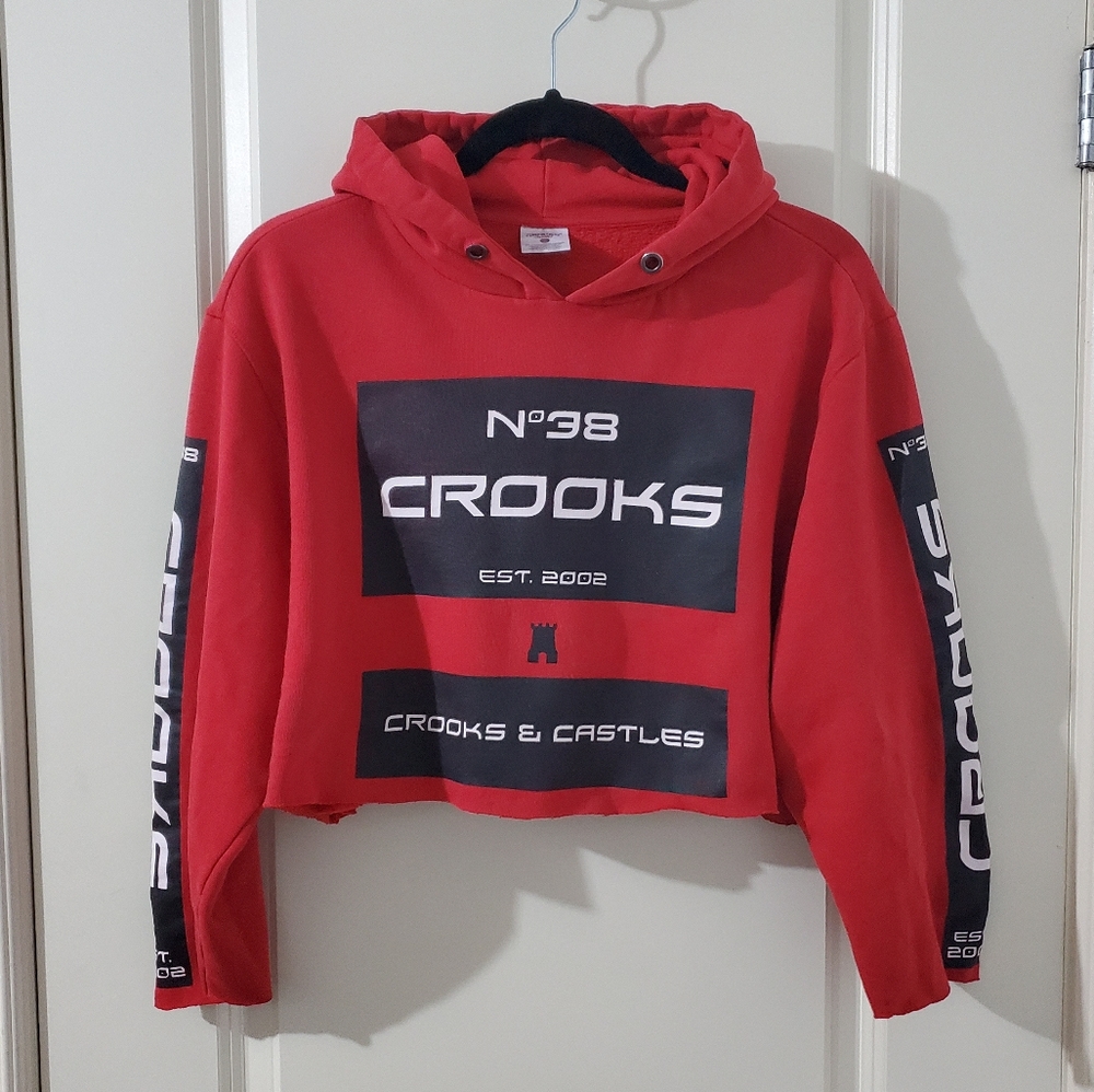 Cropped Crooks & Castles Hoodie